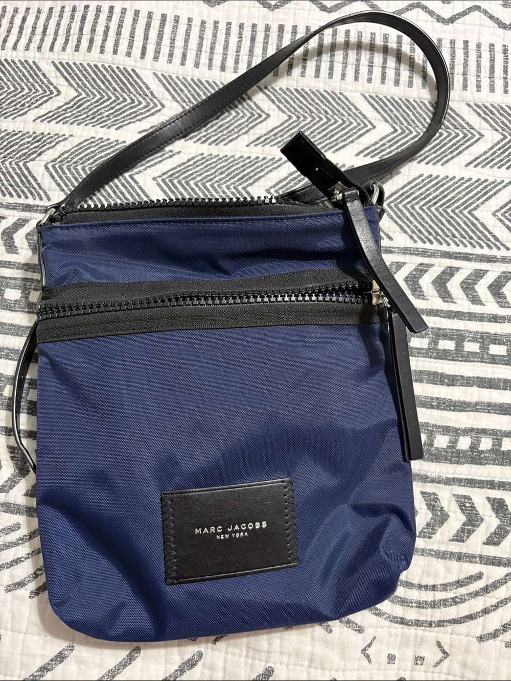 Marc Jacobs Midnight Blue Messenger crossbody Bag